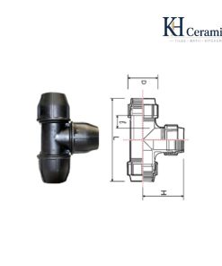 Phụ kiện HDPE – Tê đều 90° / Tees 90° Equal