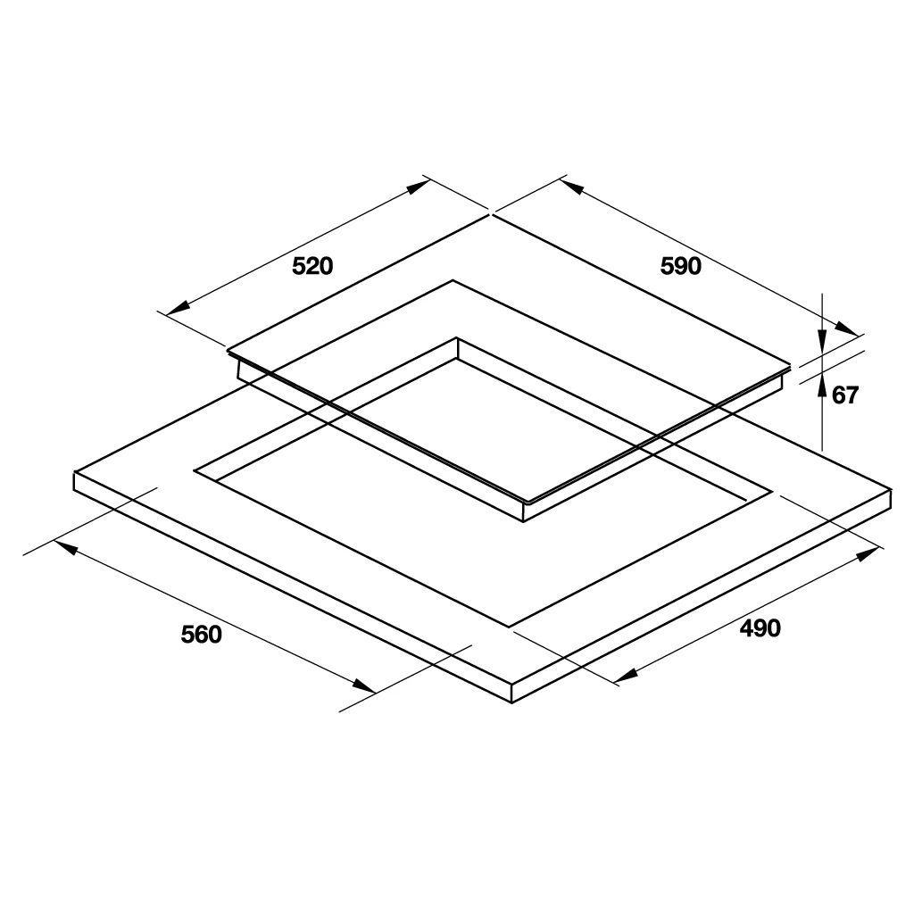Bếp điện 3 vùng nấu Hafele HC-R603D - Ảnh 3