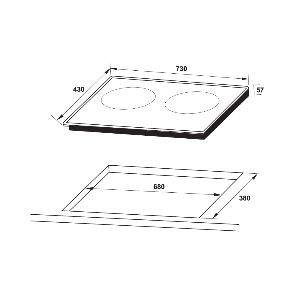 Bếp từ 2 vùng nấu Hafele HC-I3732A - Ảnh 3