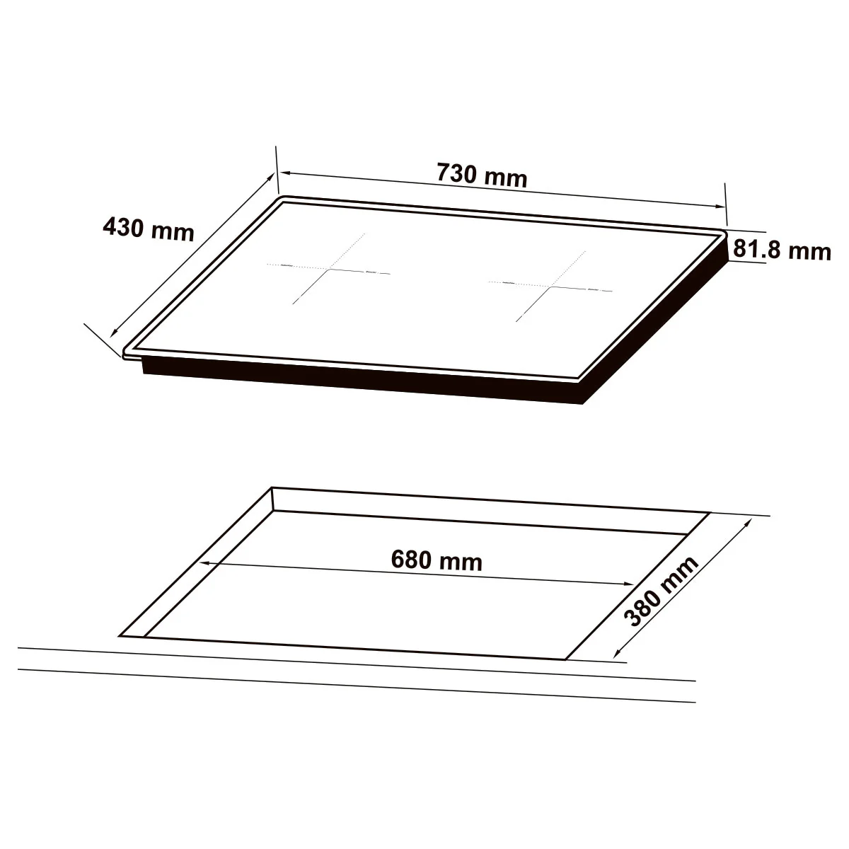 Bếp từ lắp âm 2 vùng nấu Hafele HC-I73242B - Ảnh 2