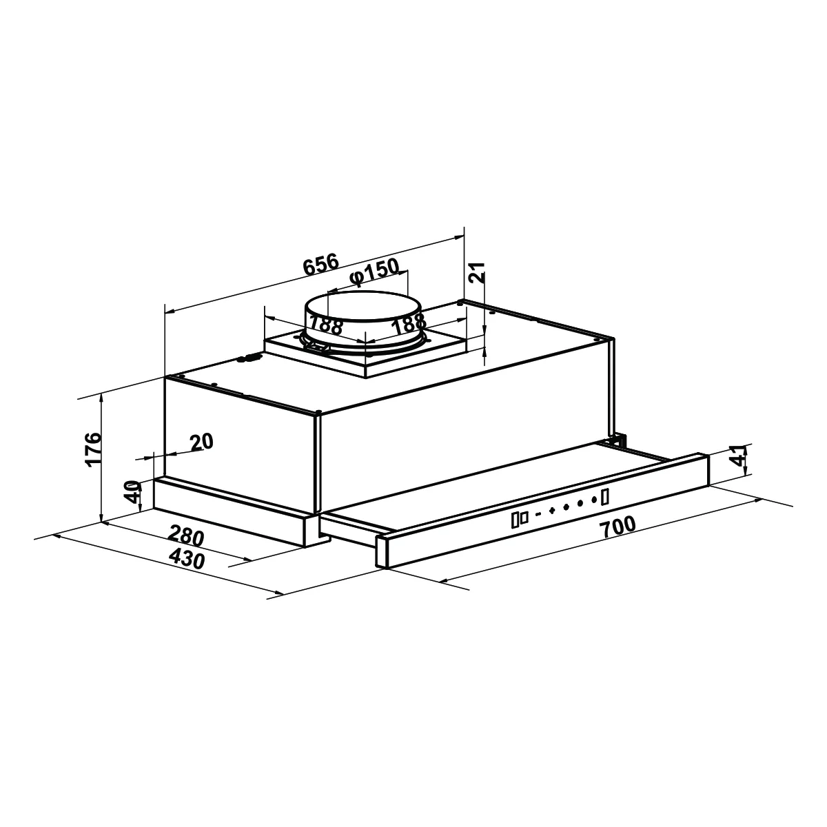 Bếp từ lắp âm 2 vùng nấu Hafele HC-I73243B - Ảnh 3