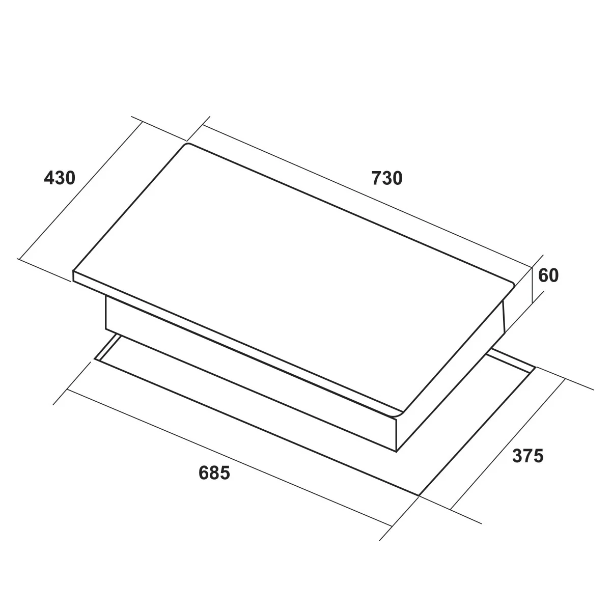 Bếp từ lắp âm 2 vùng nấu Hafele HC-I73241B - Ảnh 2