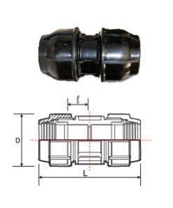 Phụ kiện HDPE – Nối thẳng / Equal Coupling