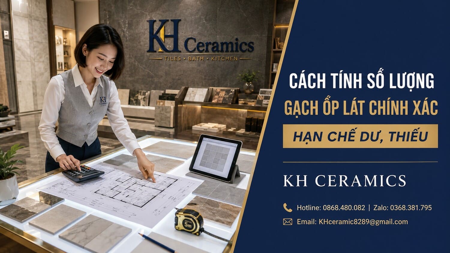 Cách tính số lượng gạch ốp lát