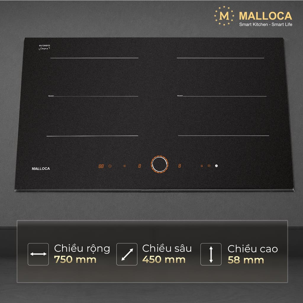 Bếp từ Malloca MI7502ES - Ảnh 3