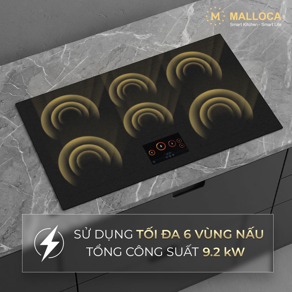 Bếp từ Malloca SKYLUX MH92TFT - Ảnh 2