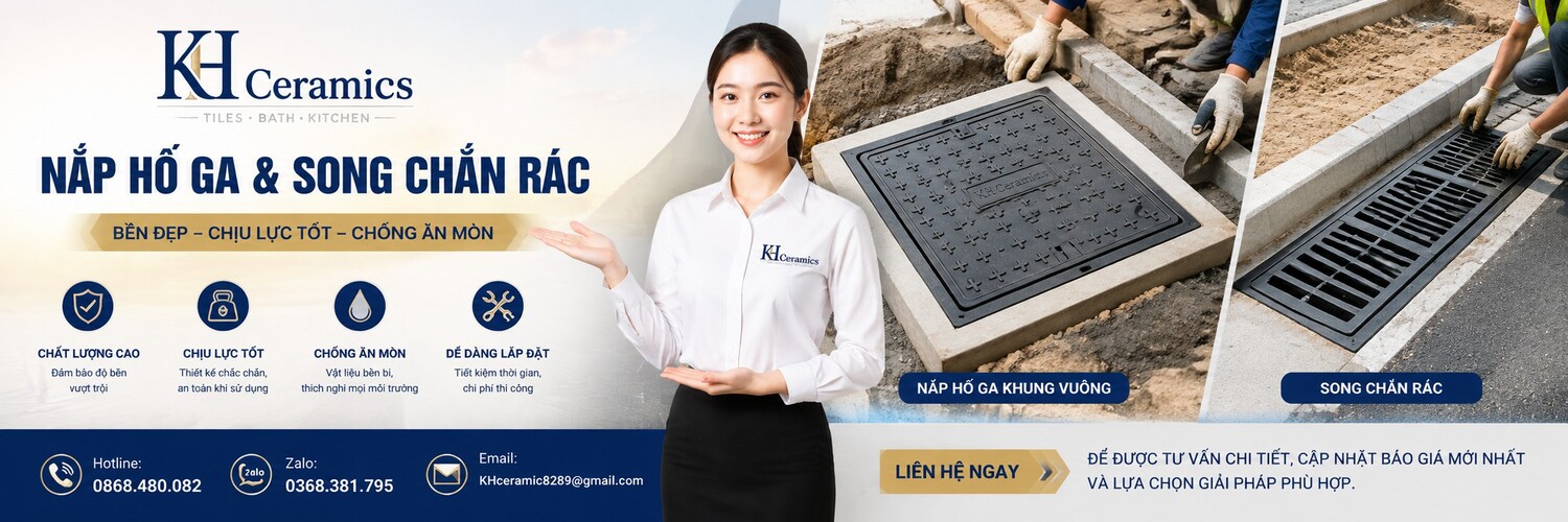 Song chắn rác gang không khung