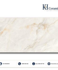 Gạch Onice Roman 60x120cm màu vàng Bóng
