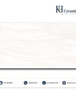 Gạch Onice Lineare 60x120cm màu trắng Bóng