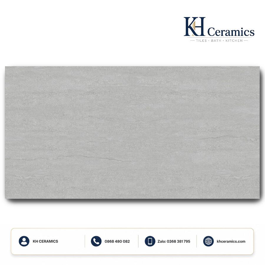 Gạch Roma Antica 60x120cm màu ghi Bóng