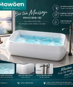 Bồn tắm Massage Mowoen MW431BHB-180