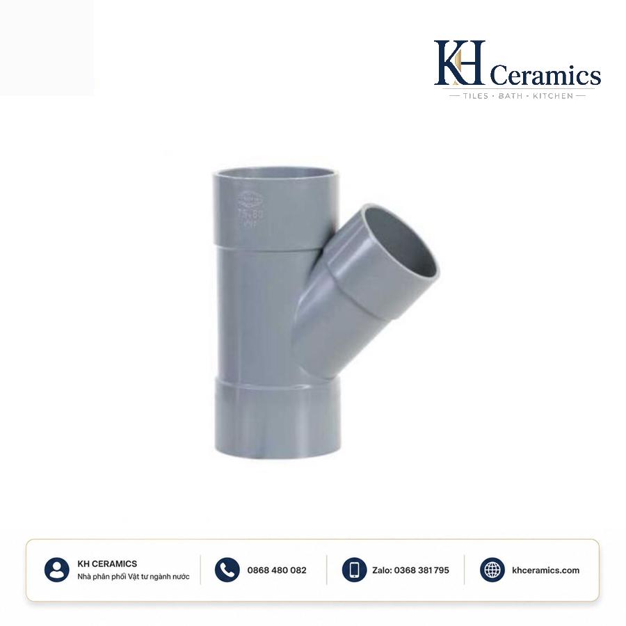 Ba chạc 45° chuyển bậc uPVC ISO